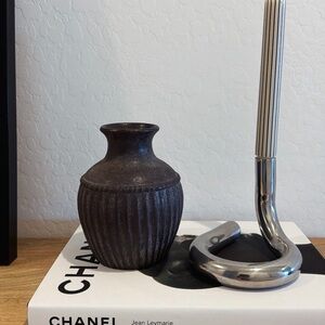 Threshold Brown Ceramic Vase